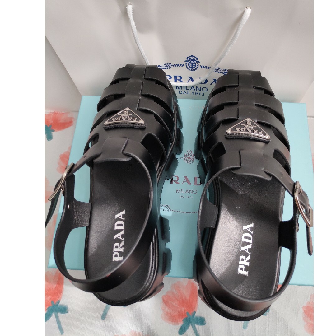 箱付き PRADA プラダ サンダル レディース 美品35 - agedor.ma