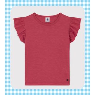 プチバトー(PETIT BATEAU)のプチバトー　スラブジャージ半袖Ｔシャツ(Tシャツ/カットソー)