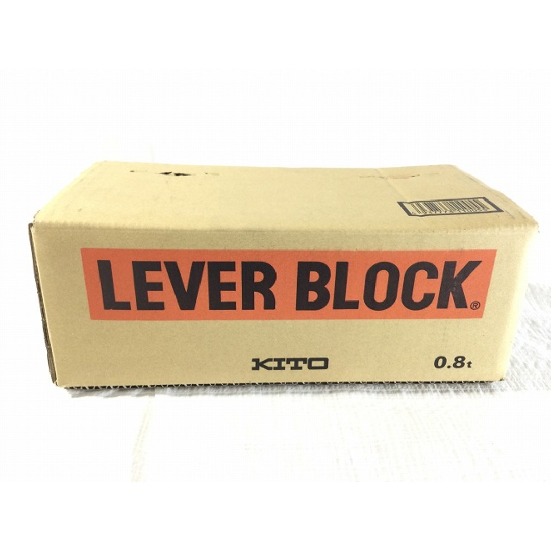 ☆未使用品 2個セット☆KITO キトー 0.8トン/0.8t/0.8ton レバーブロック LB008 揚程1.5m 荷揚げ 荷締め 69612