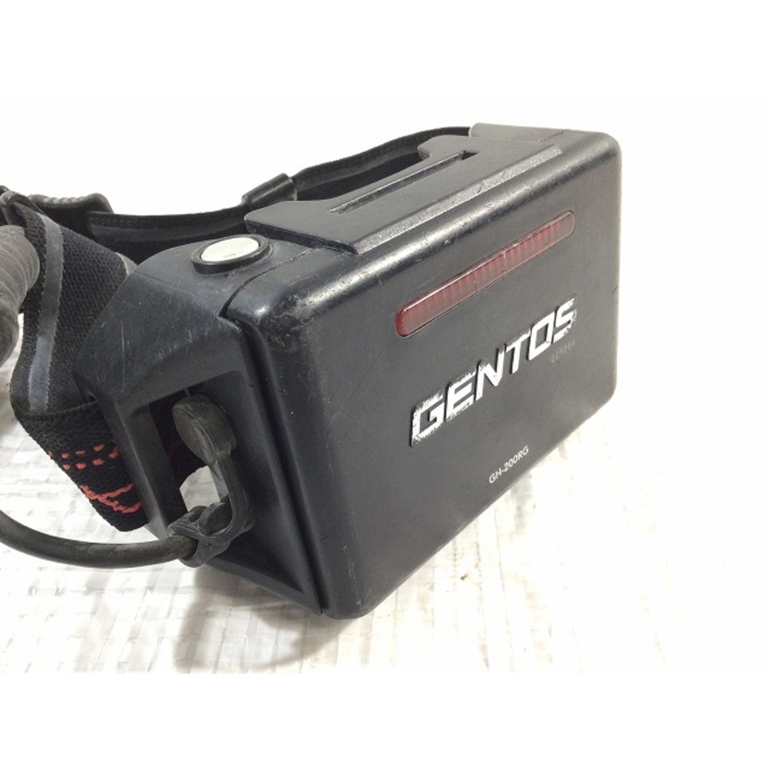 ☆中古品☆GENTOS ジェントス ハイブリッド式 LEDヘッドライト GH-200RG 1200ルーメン ワークライト 作業ライト 75724