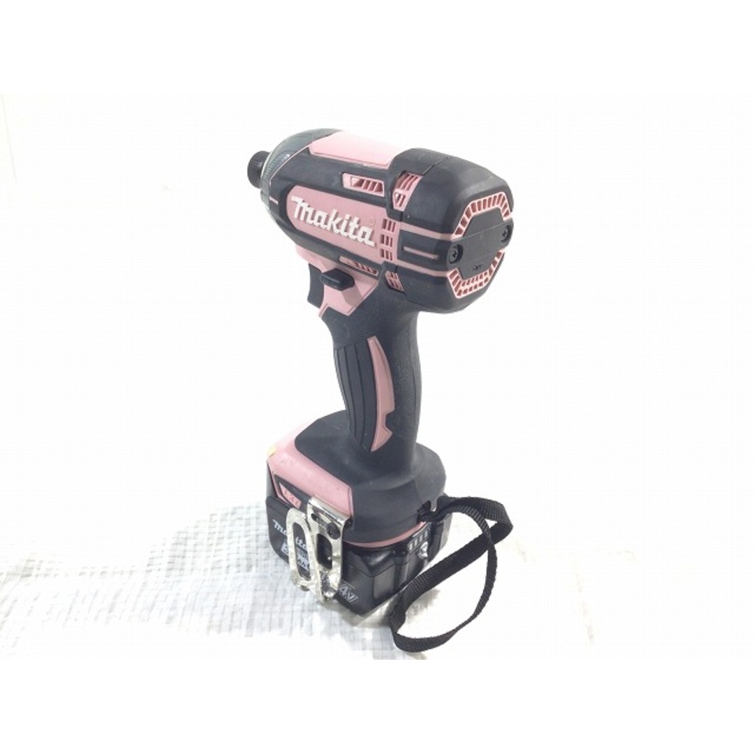 ☆比較的綺麗です☆makita マキタ 14.4V 充電式インパクトドライバ TD138DRFX バッテリー2個(14.4V 3.0Ah) 充電器  ケース付き 75765