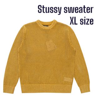 ステューシー(STUSSY)のstussy pig dyed loose sweater ステューシー(ニット/セーター)