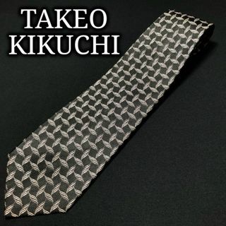 タケオキクチ(TAKEO KIKUCHI)のタケオキクチ チェック ブラック ネクタイ A106-J11(ネクタイ)