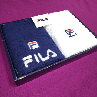 フィラ(FILA)のFILAウォッシュタオル2枚セット, renomaウォッシュタオル2枚セット(タオル/バス用品)