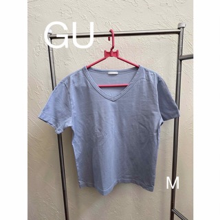 ジーユー(GU)のGU＊ジーユー＊Tシャツ＊水色＊M   (Tシャツ(半袖/袖なし))