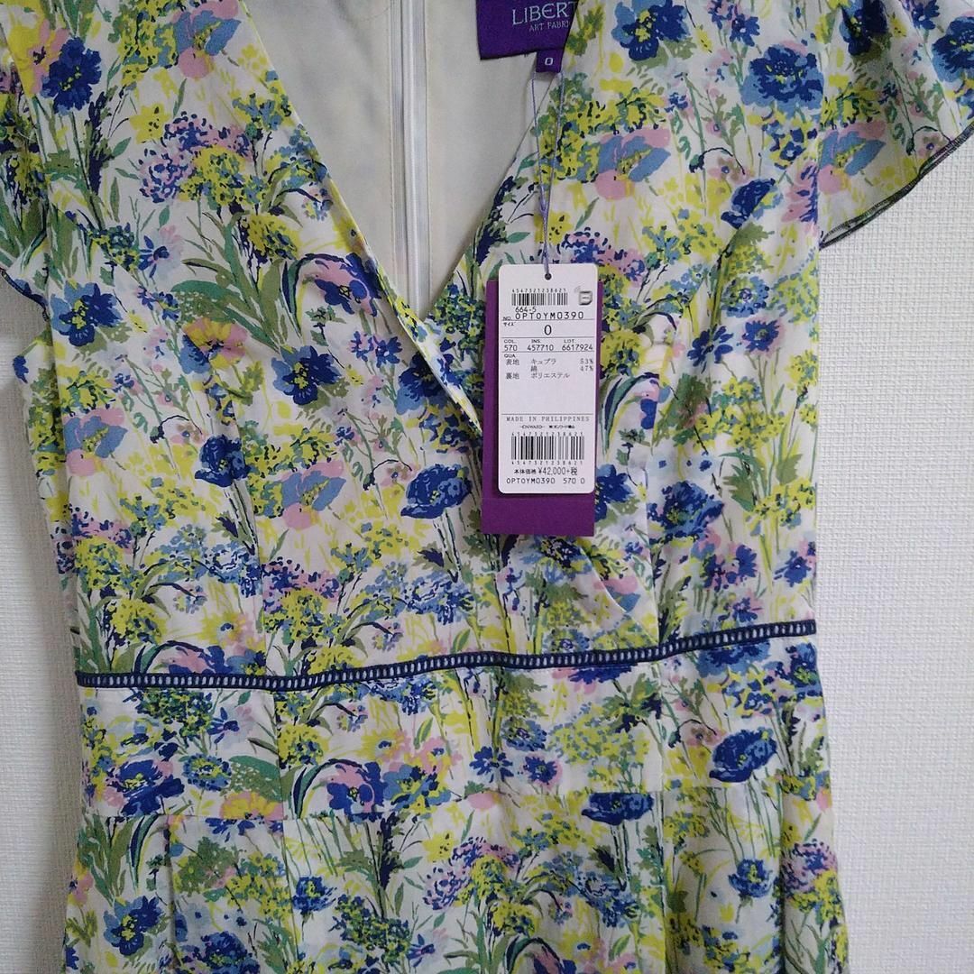 洗える!【リバティ×TOCCA】新品タグ♡綿 コットン 花 ワンピース 夏 2