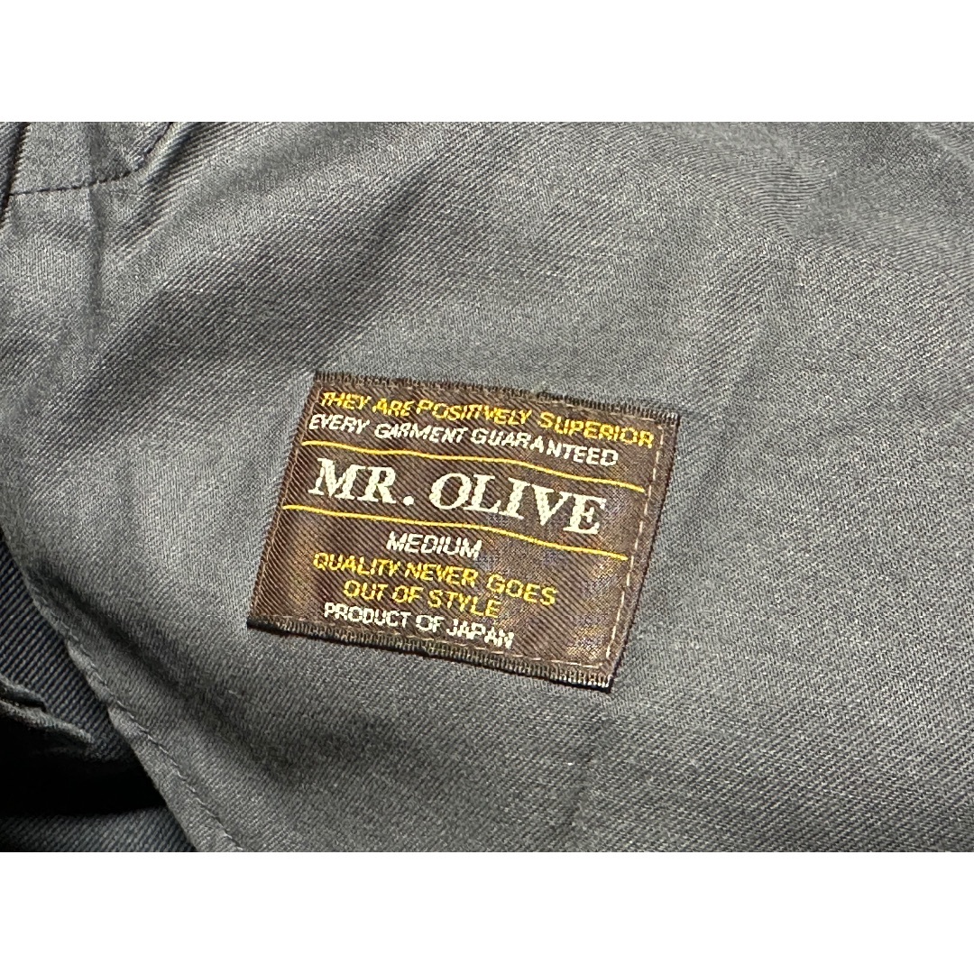 Mr.OLIVE(ミスターオリーブ)の【美品】MR.OLIVE テーパードパンツ チャコール M メンズのパンツ(スラックス)の商品写真