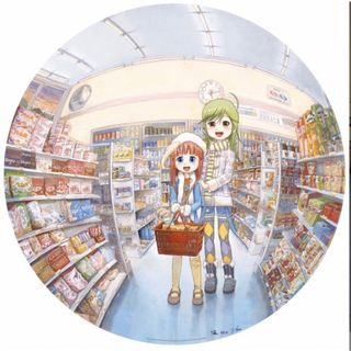 カイカイキキ(カイカイキキ)の夕方おねえちゃんとコンビニ(ポスター作品)(ポスター)