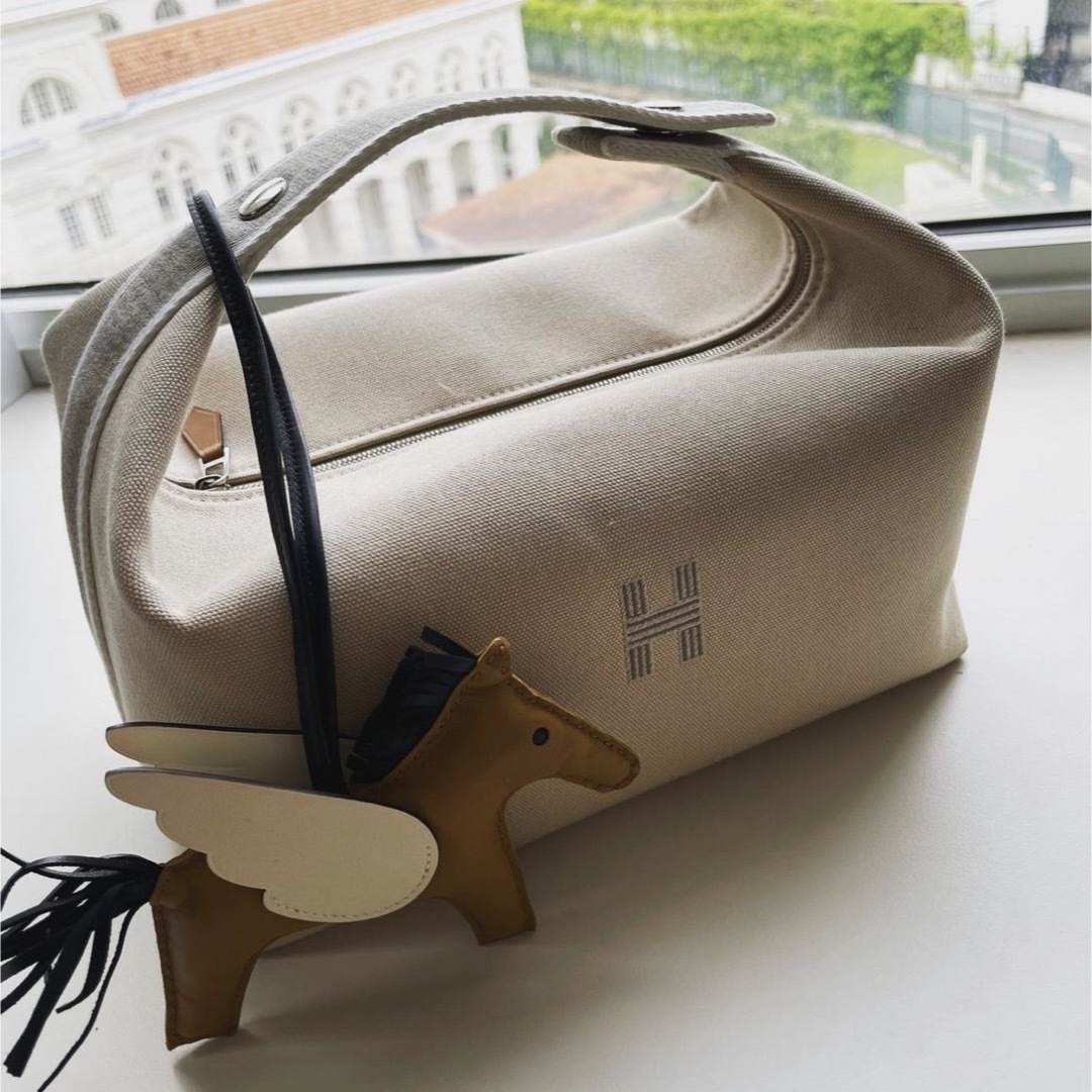 【新品未使用品】HERMES ブリッドアブラック GM バス用ポーチ