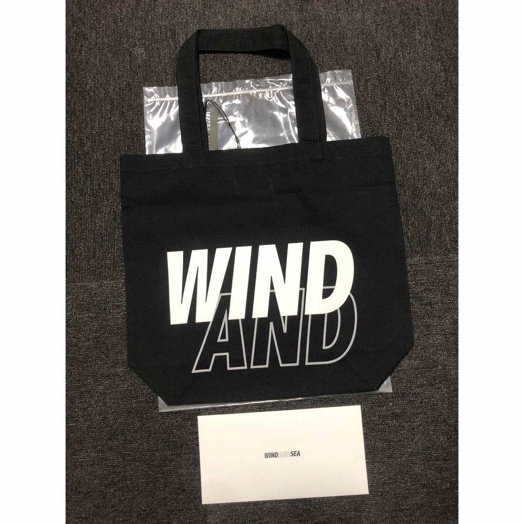 限定】WIND AND SEA SEA TOTE BAG デカロゴトートバッグ-