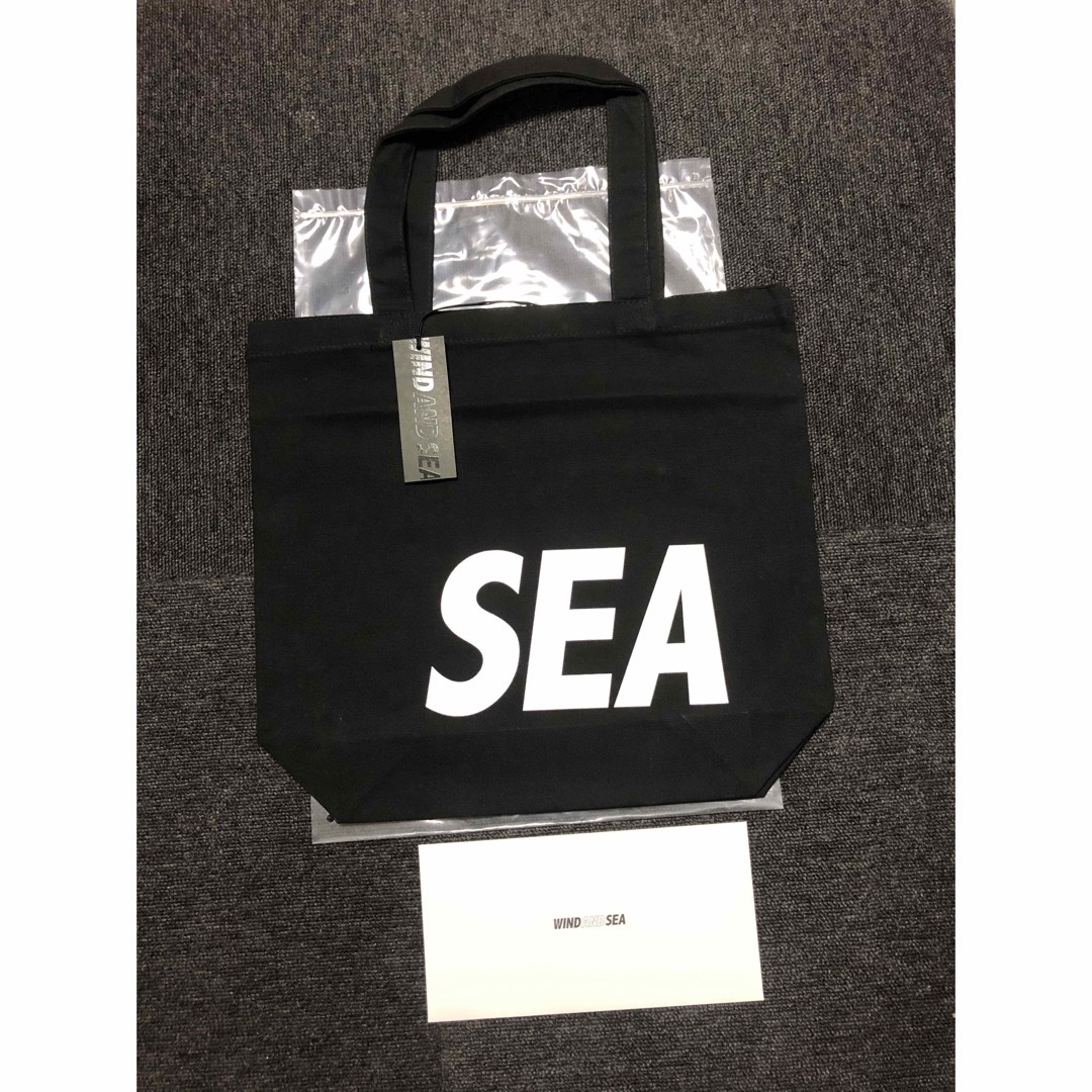 限定】WIND AND SEA SEA TOTE BAG デカロゴトートバッグ-