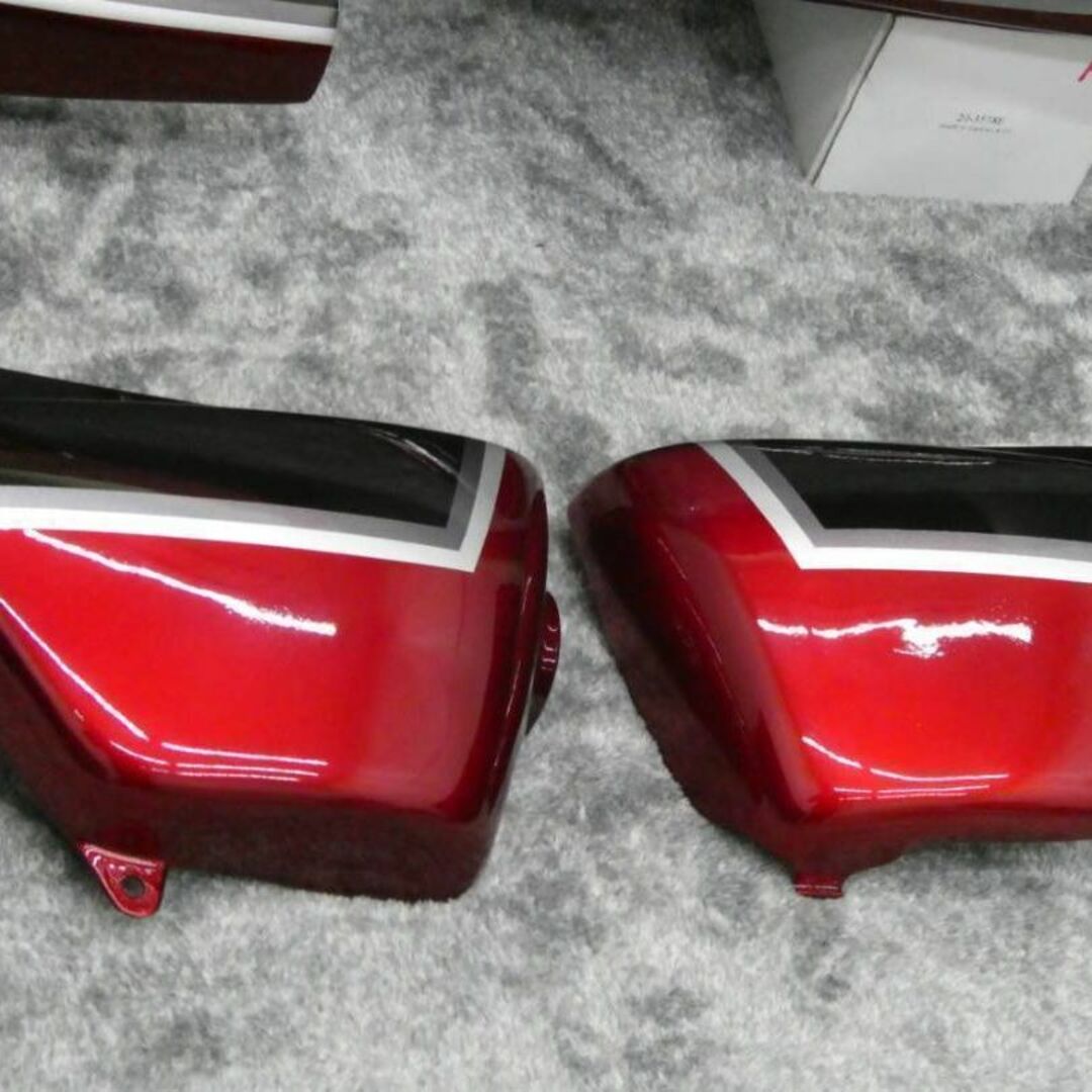 エイプ50 外装 赤黒CBX 赤橙テールランプ/塗装済 セットCBX400Fの