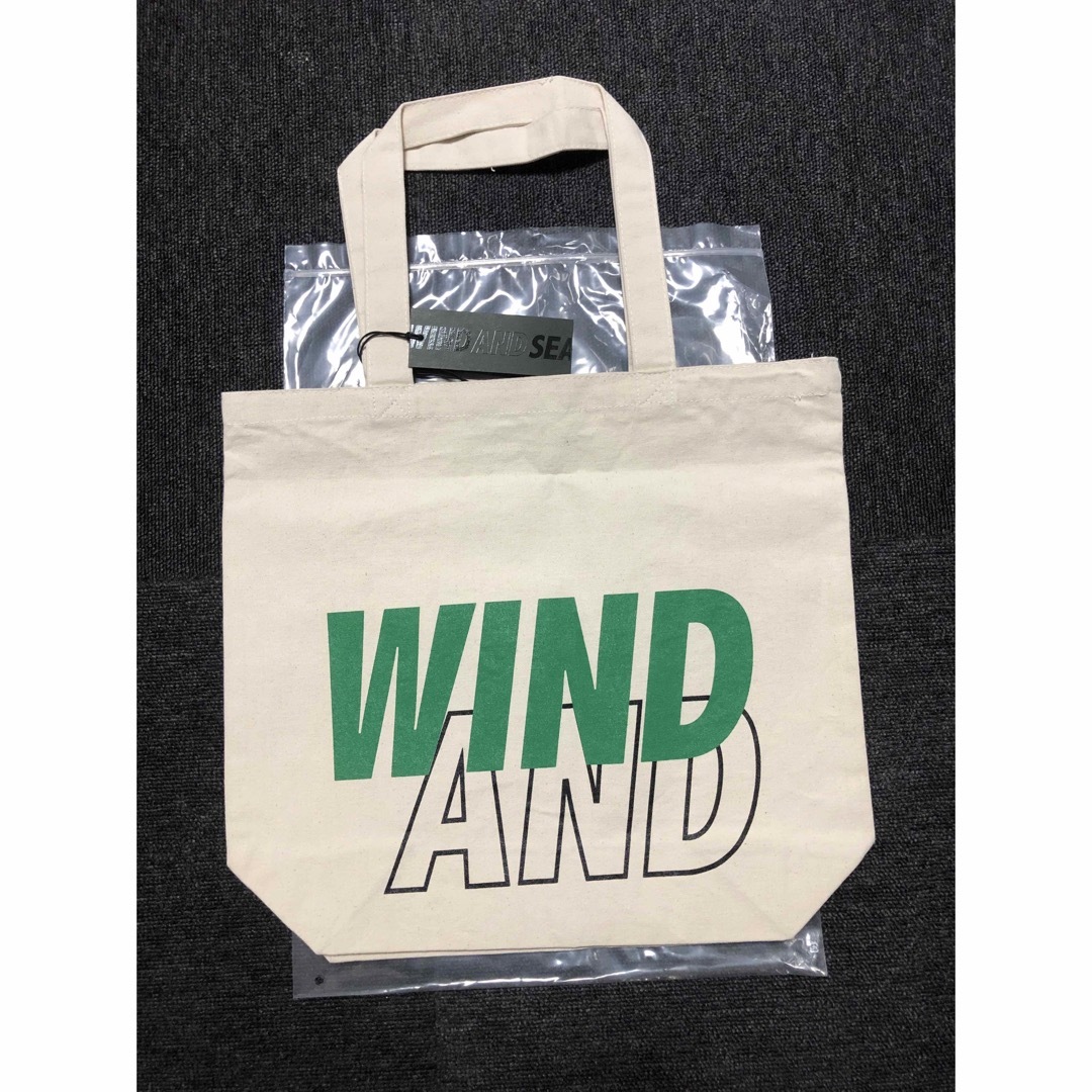 限定】WIND AND SEA SEA TOTE BAG デカロゴトートバッグ