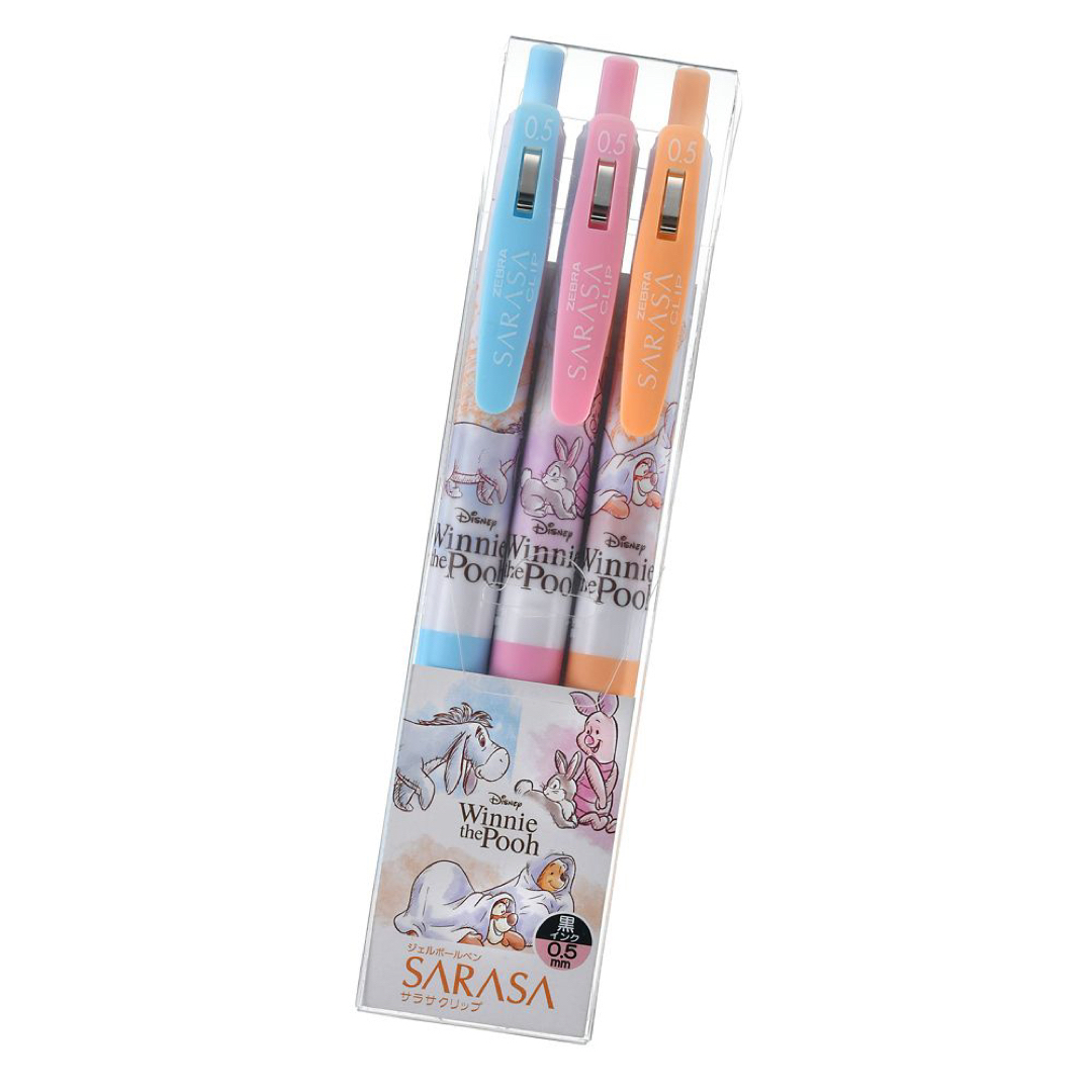 新品/希少】SARASAサラサクリップ ディズニー 3本セット - 筆記具