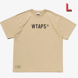 ダブルタップス(W)taps)の23SS WTAPS SIGN SS COTTON ベージュ Tシャツ Lサイズ(Tシャツ/カットソー(半袖/袖なし))