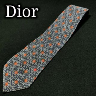 ディオール(Dior)のディオール ロゴフラワー ネイビー ネクタイ A106-J17(ネクタイ)