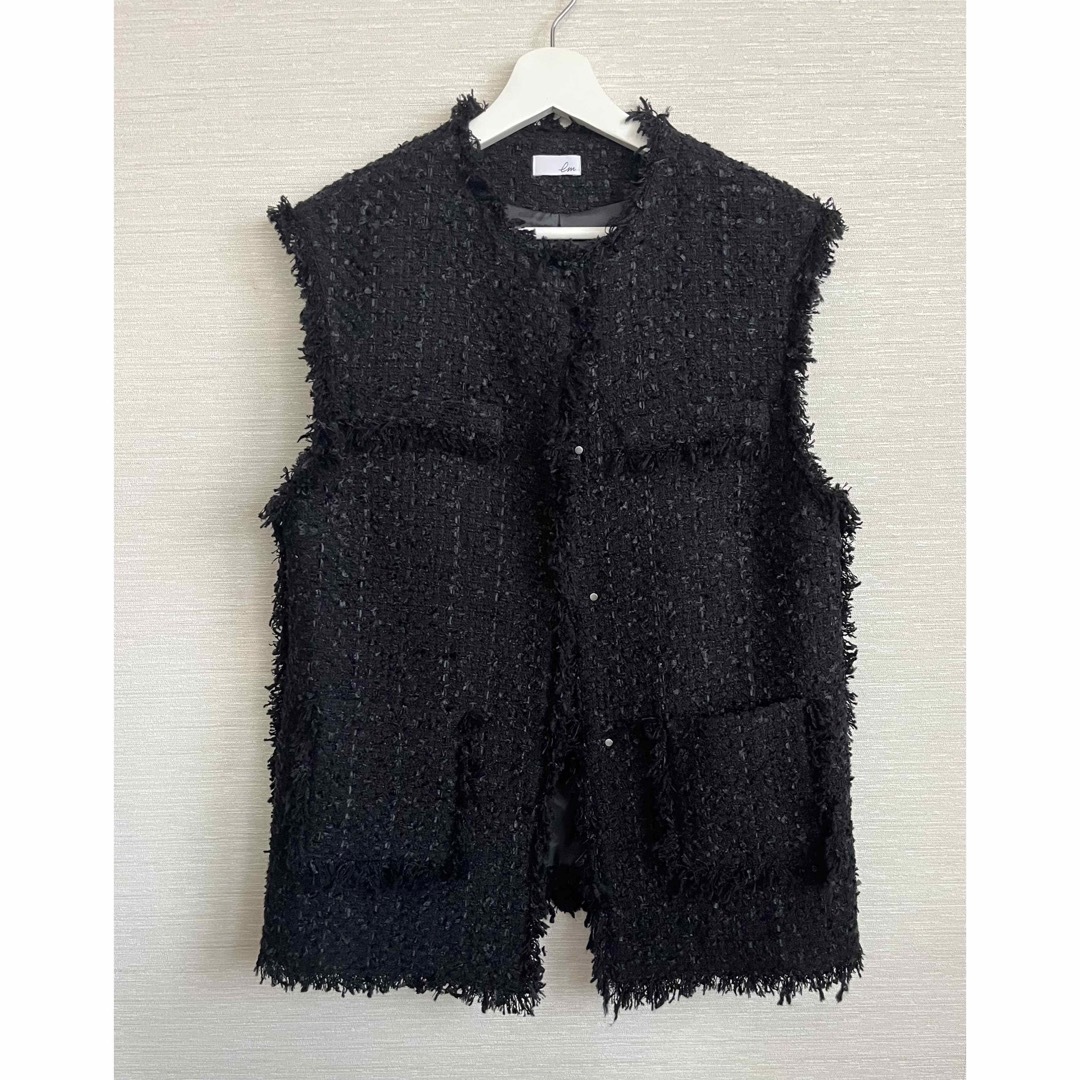 エムドット Tweed Gilet ツイードジレ - ベスト/ジレ