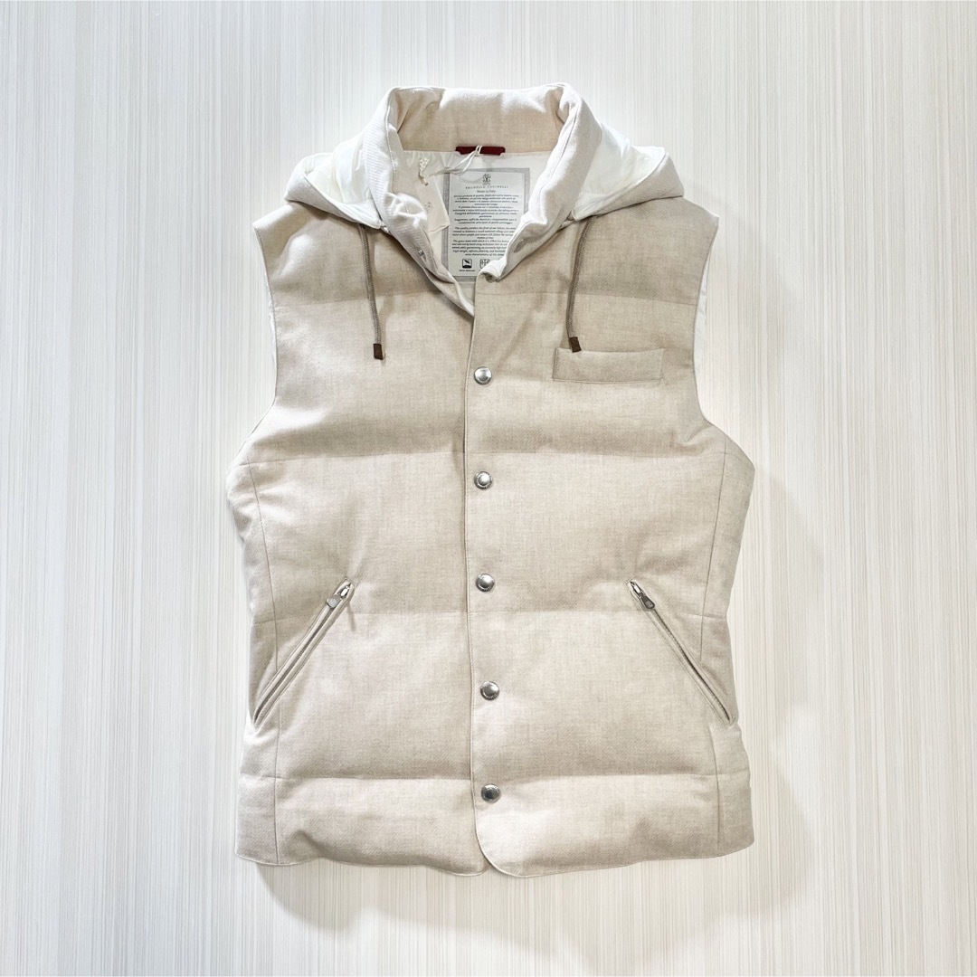 BRUNELLO CUCINELLI - J41☆未使用☆極上カシミヤブレンド フードつき