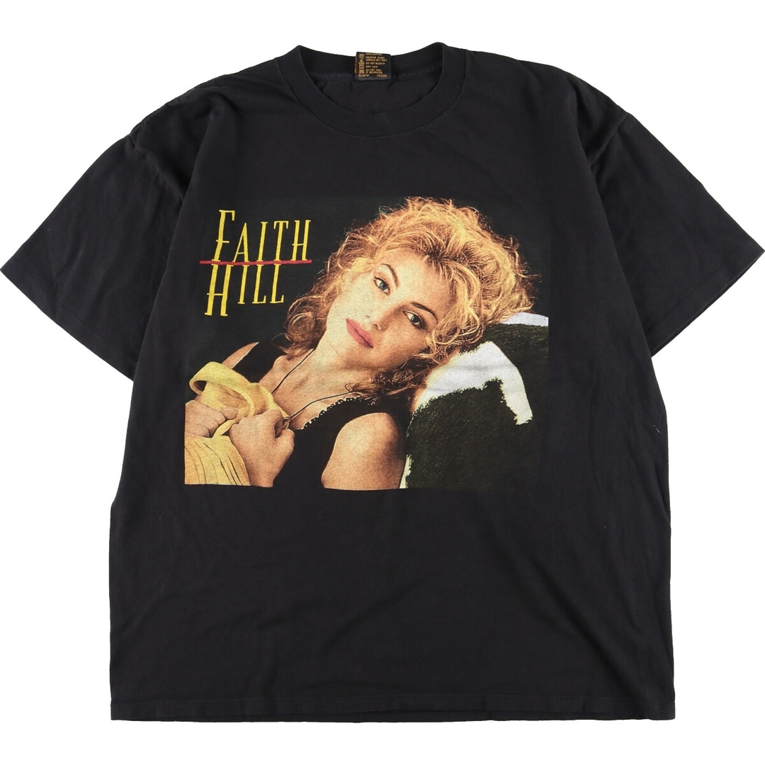 90年代 BROCKUM WORLDWIDE FAITH HILL フェイスヒル 両面プリント バンドTシャツ バンT USA製 メンズXL ヴィンテージ /eaa358359