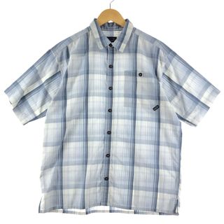 パタゴニア(patagonia)の古着 パタゴニア Patagonia 5299857 半袖 チェックシャツ メンズM /eaa358419(シャツ)