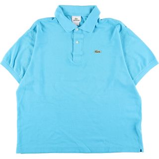 ラコステ(LACOSTE)の古着 ラコステ LACOSTE 半袖 ポロシャツ 6 メンズL /eaa357246(ポロシャツ)