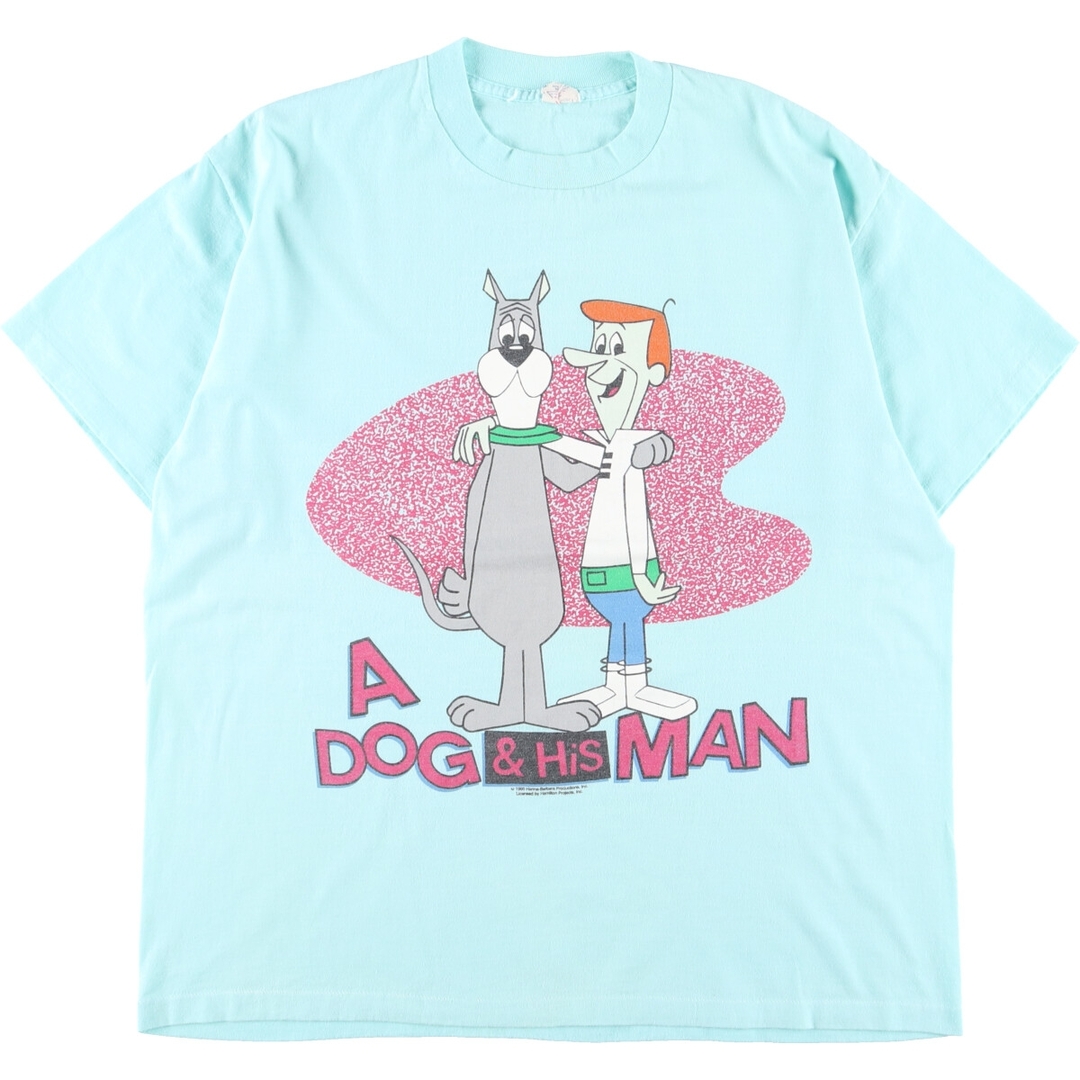 80年代 SUN A DOG&HIS MAN プリントTシャツ USA製 メンズXL ヴィンテージ /eaa358543