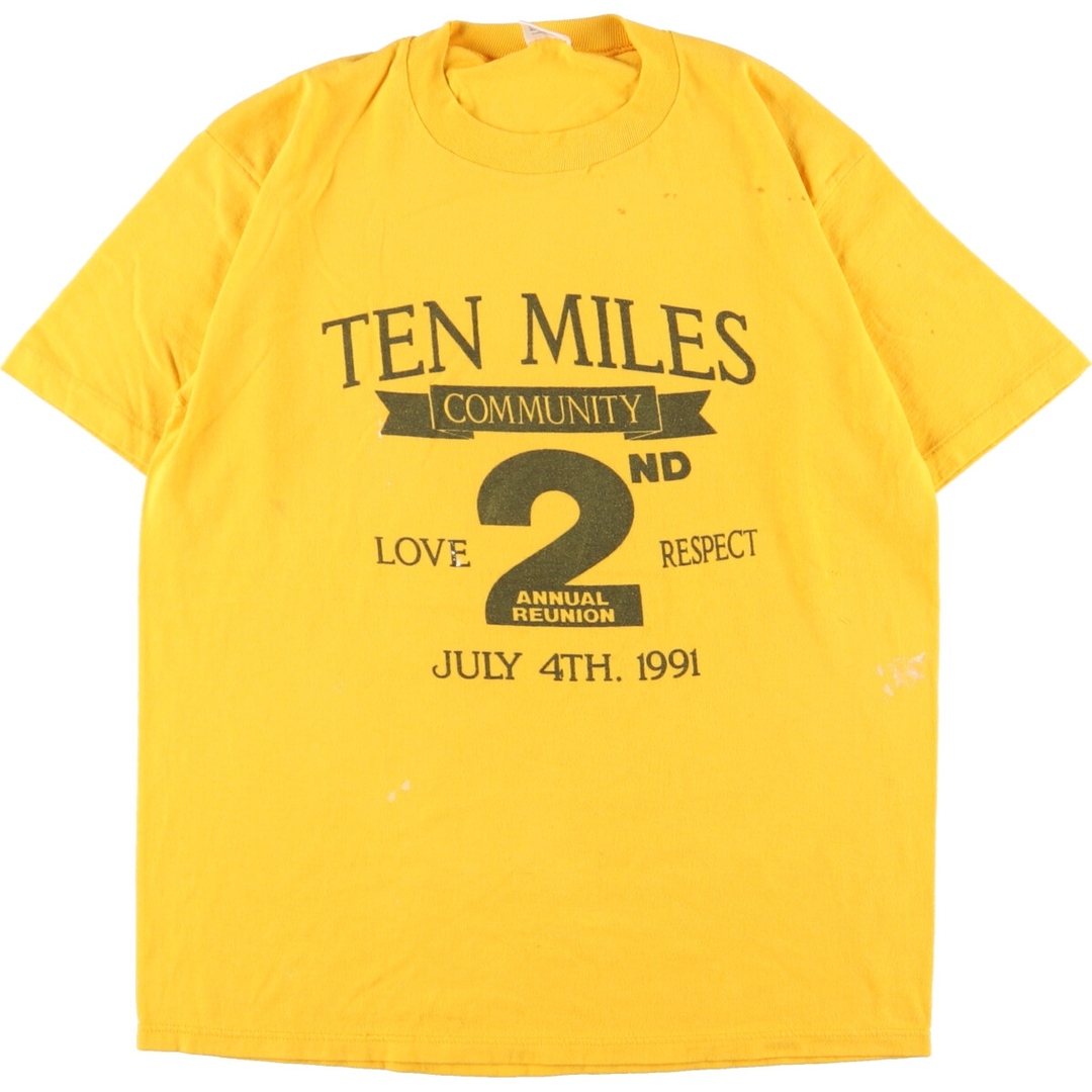 90年代 ジャージーズ Jerzees プリントTシャツ USA製 メンズL ヴィンテージ /eaa354692