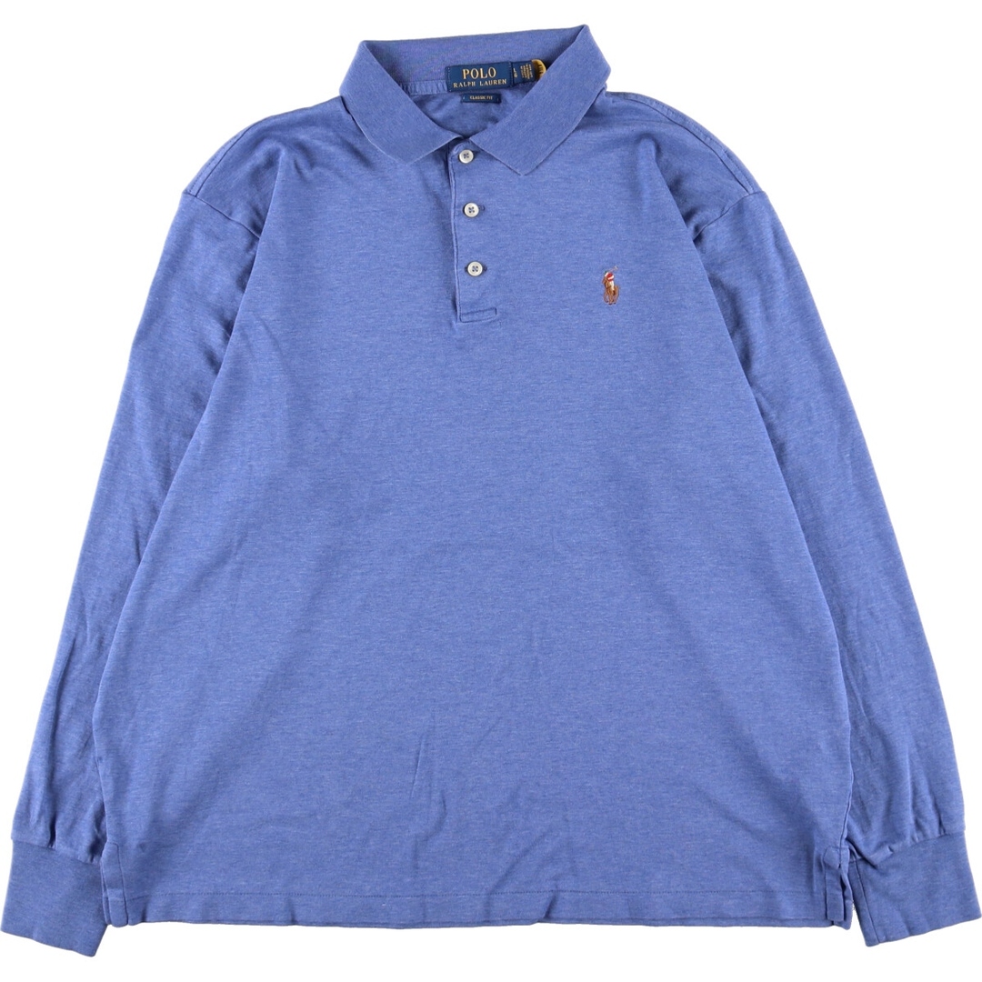 Ralph Lauren(ラルフローレン)の古着 ラルフローレン Ralph Lauren POLO RALPH LAUREN 長袖 ポロシャツ メンズL /eaa357282 メンズのトップス(ポロシャツ)の商品写真