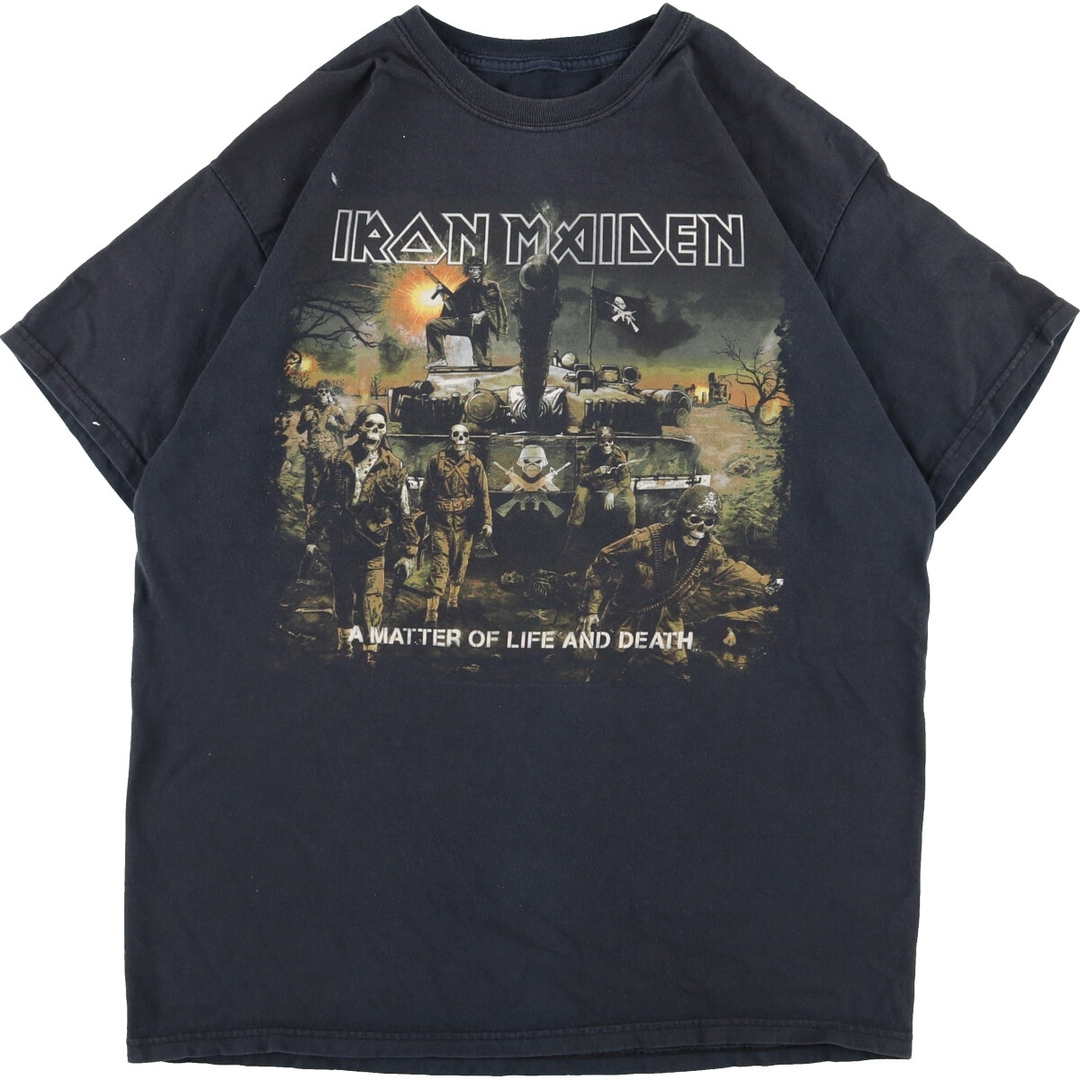 IRON MAIDEN アイアンメイデン 両面プリント バンドTシャツ バンT メンズL /eaa357908