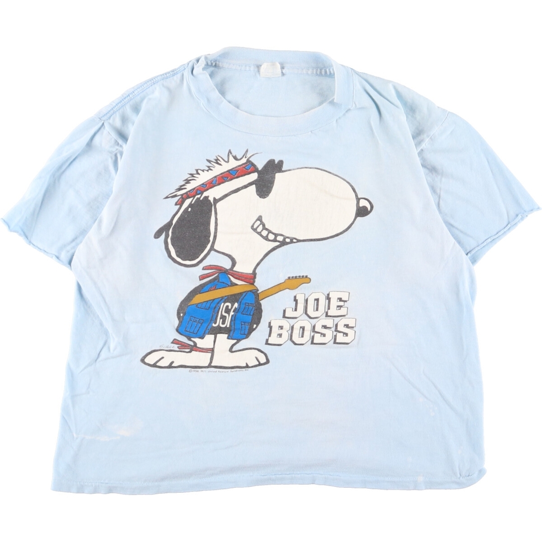 80年代 ARTEX SNOOPY スヌーピー キャラクタープリントTシャツ USA製 メンズM ヴィンテージ /eaa357945