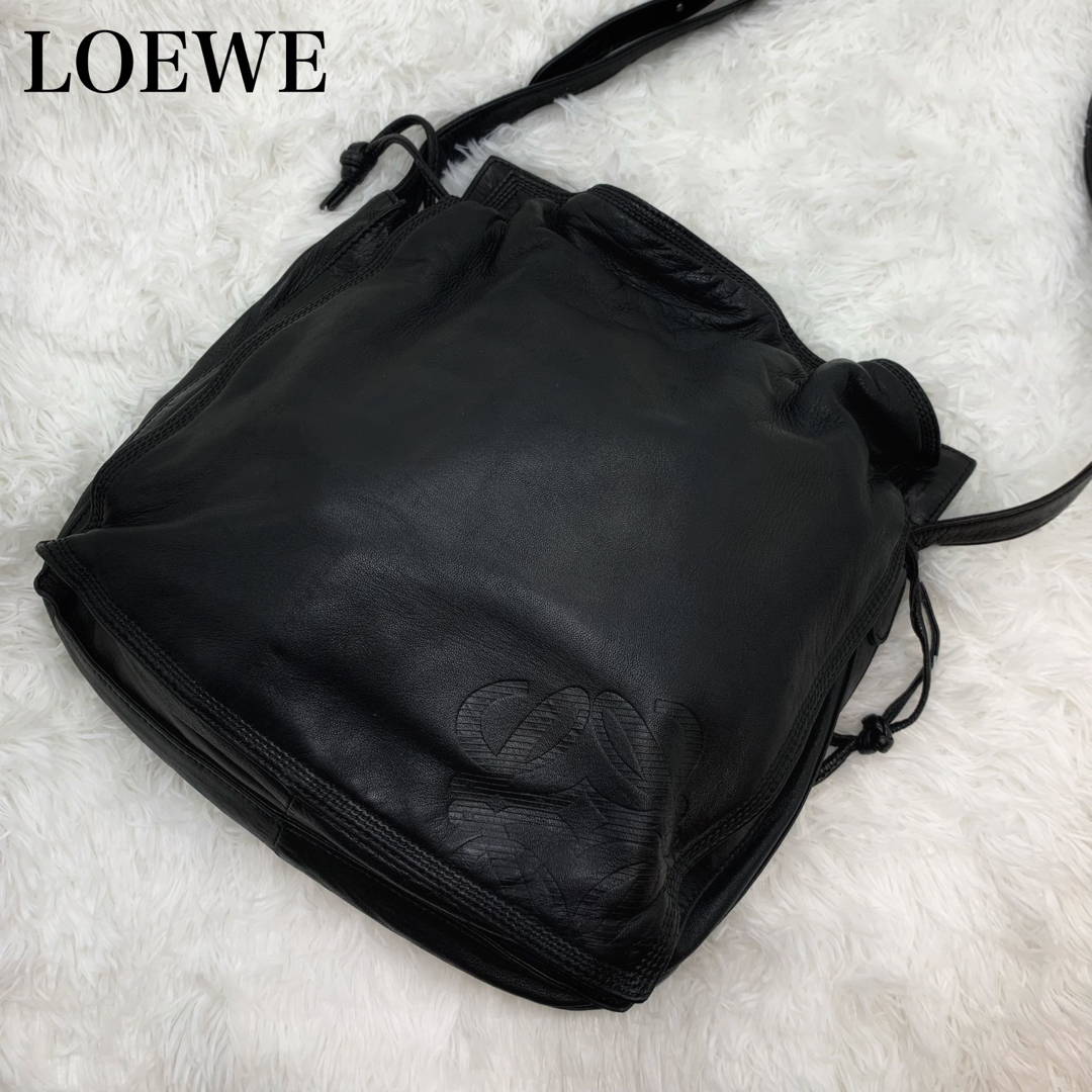 LOEWE - 超美品✨LOEWE ロエベ アナグラム ショルダーバッグ ナッパ