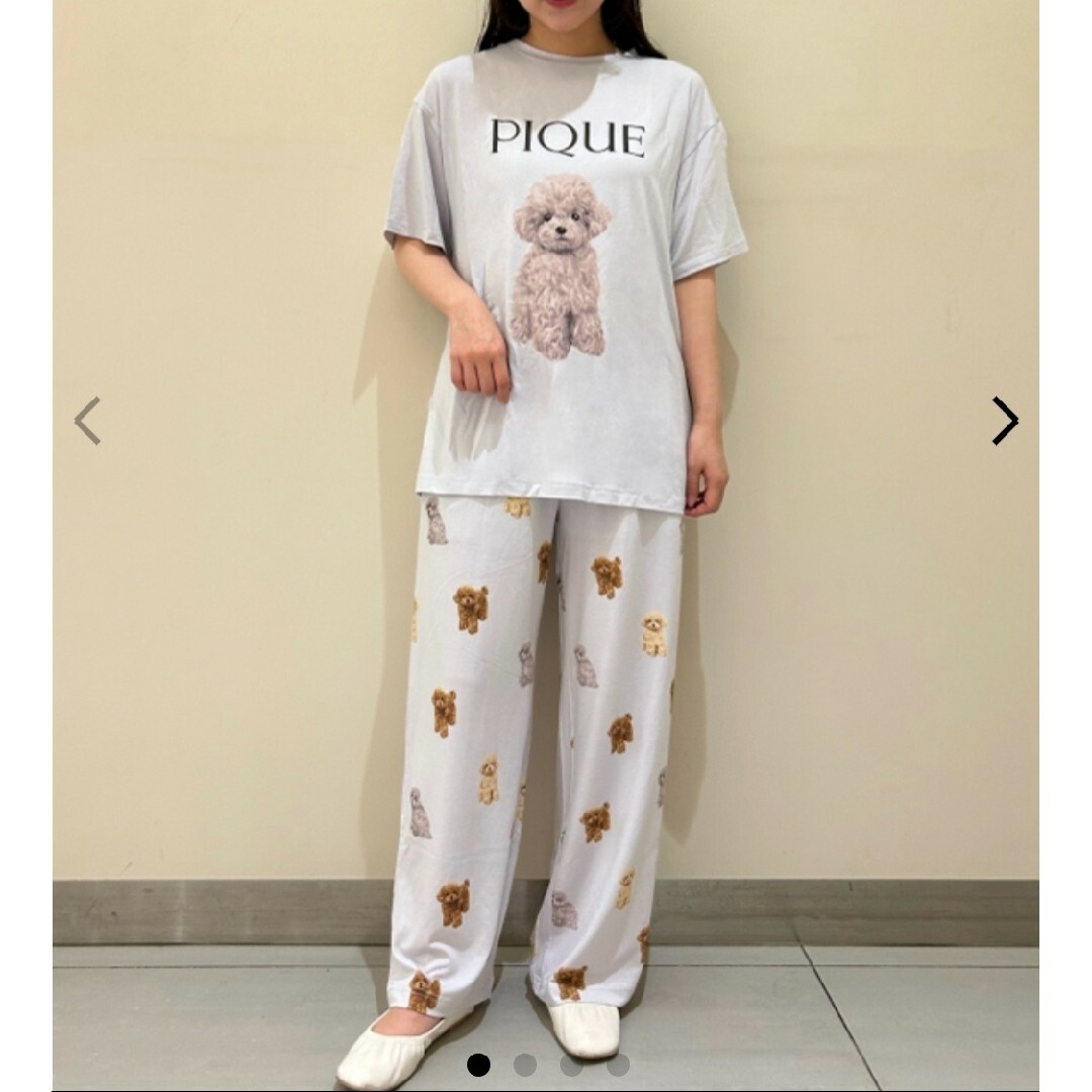 gelato pique - 【新品】ジェラートピケ♡トイプードル柄ロングセット