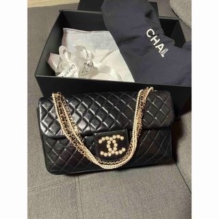 シャネル(CHANEL)のシャネルCHANELコスチュームパールチェーン5連，美品豪華マトラッセ(ショルダーバッグ)