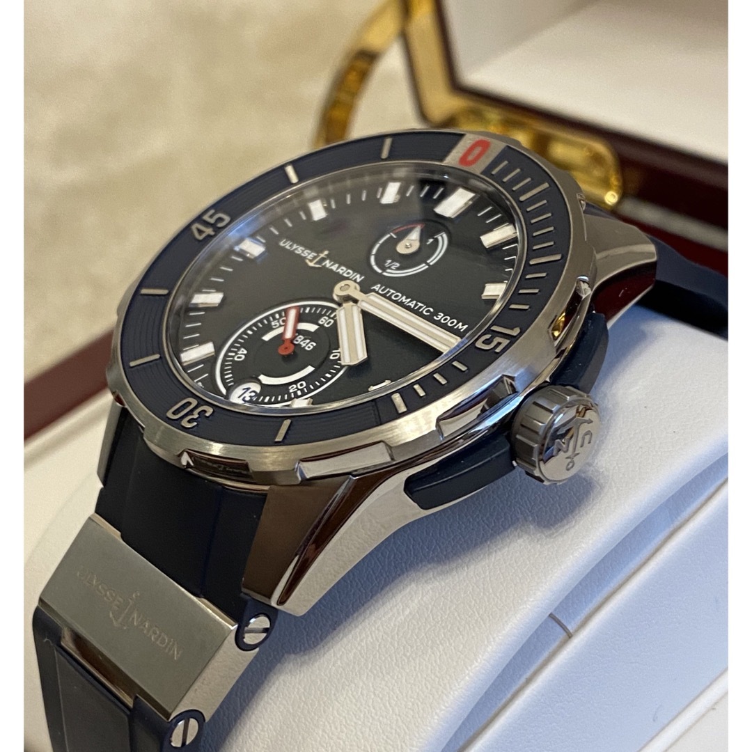 ULYSSE NARDIN(ユリスナルダン)のユリスナルダン ダイバー クロノメーター 1183-170/93 メンズの時計(腕時計(アナログ))の商品写真