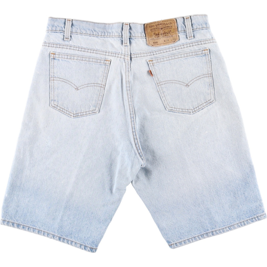 Levi's(リーバイス)の古着 90年代 リーバイス Levi's 550 RELAXED FIT デニムショーツ ハーフパンツ USA製 メンズw34 ヴィンテージ /eaa356321 メンズのパンツ(ショートパンツ)の商品写真