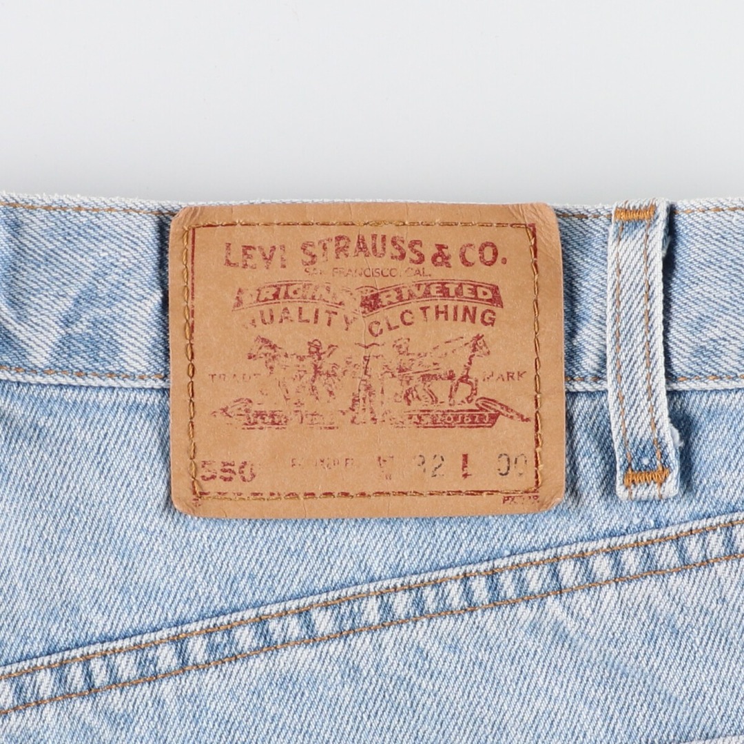 Levi's(リーバイス)の古着 90年代 リーバイス Levi's 550 RELAXED FIT デニムショーツ ショートパンツ USA製 メンズw32 ヴィンテージ /eaa356324 メンズのパンツ(ショートパンツ)の商品写真