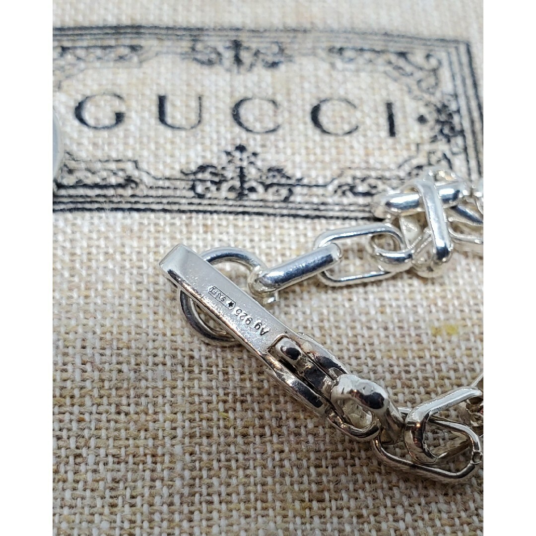 Gucci - 【レア廃盤超美品】インターロッキング G シルバー ネックレス