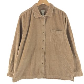 エルエルビーン(L.L.Bean)の古着 エルエルビーン L.L.Bean 長袖 コーデュロイシャツ レディースXXL /eaa357630(シャツ/ブラウス(長袖/七分))