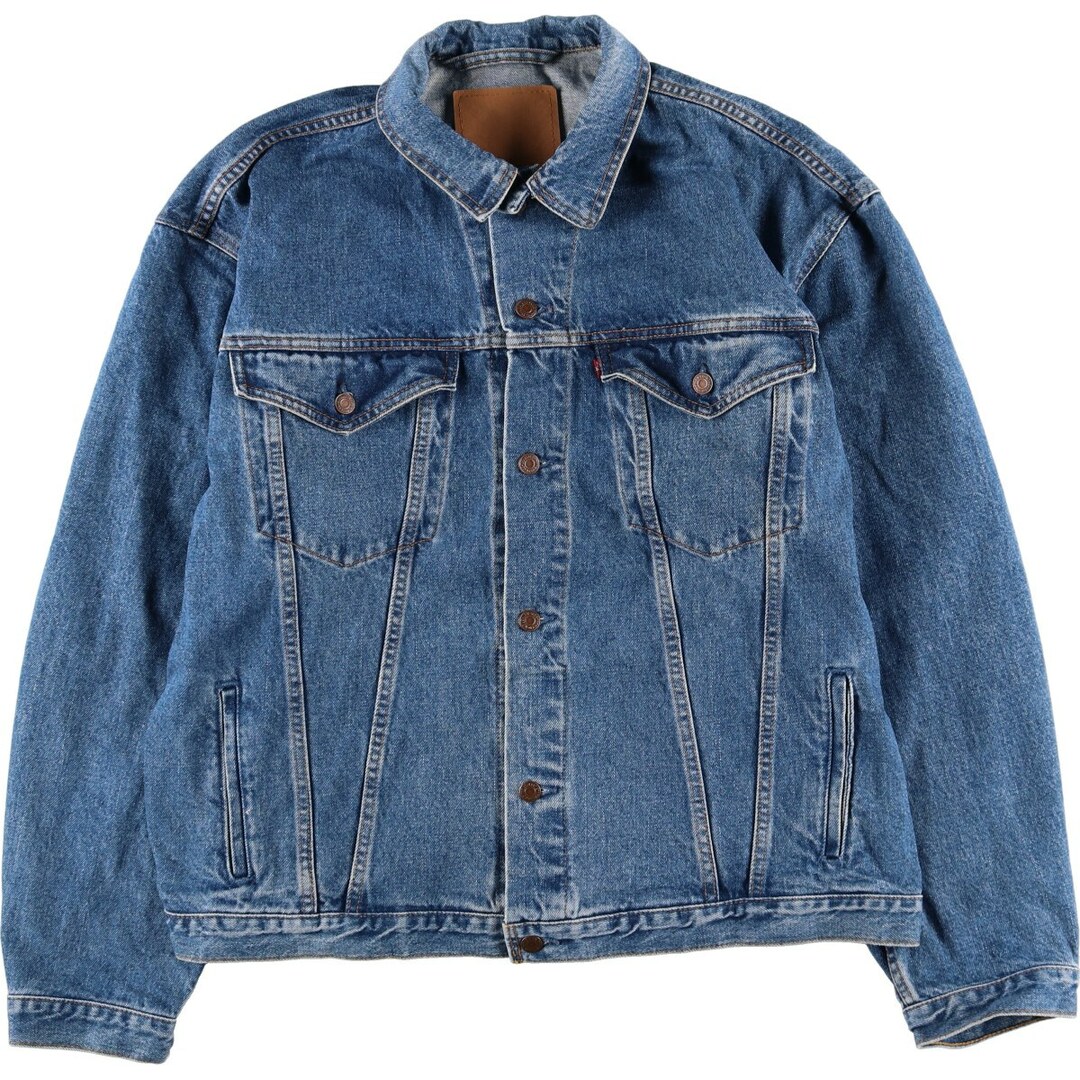 ビックサイズ リーバイス Levi's デニムジャケット Gジャン カナダ製 メンズ2XL /eaa356976