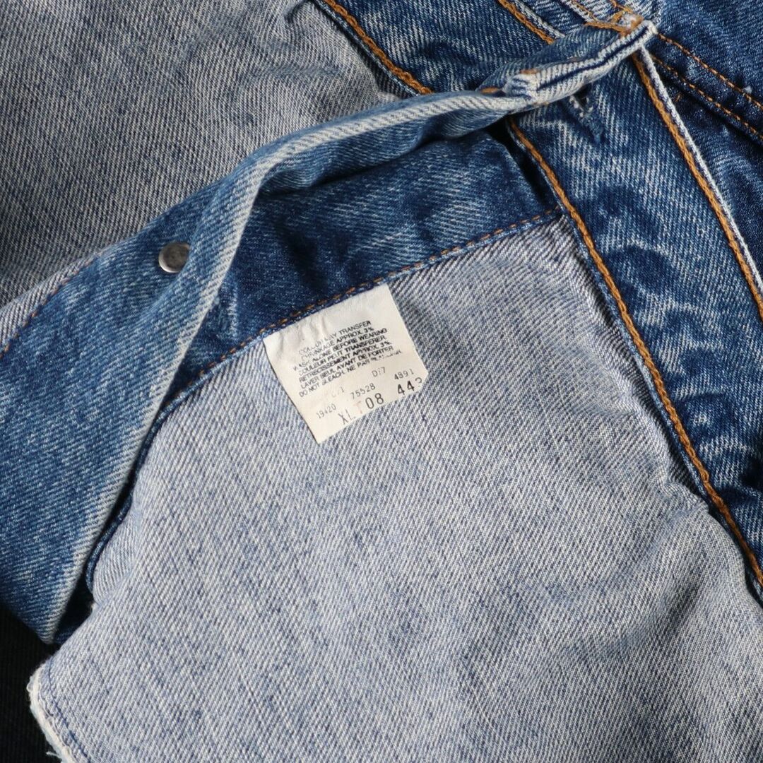 ビックサイズ リーバイス Levi's デニムジャケット Gジャン カナダ製 メンズ2XL /eaa356976