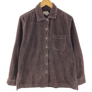 エルエルビーン(L.L.Bean)の古着 エルエルビーン L.L.Bean 長袖 コーデュロイシャツ レディースXL /eaa357633(シャツ/ブラウス(長袖/七分))