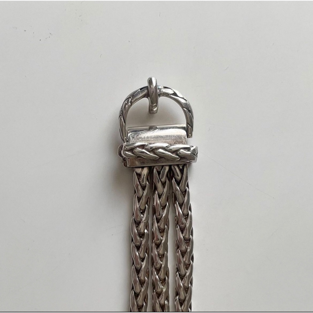 HERMES Diane vintage silver bracelet 6