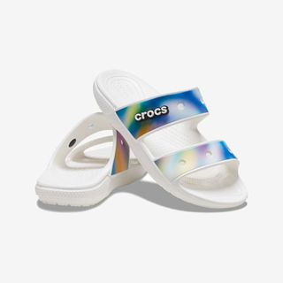 クロックス(crocs)の27cm クロックス クラシック ソーラライズド サンダル ホワイトｘマルチ(サンダル)