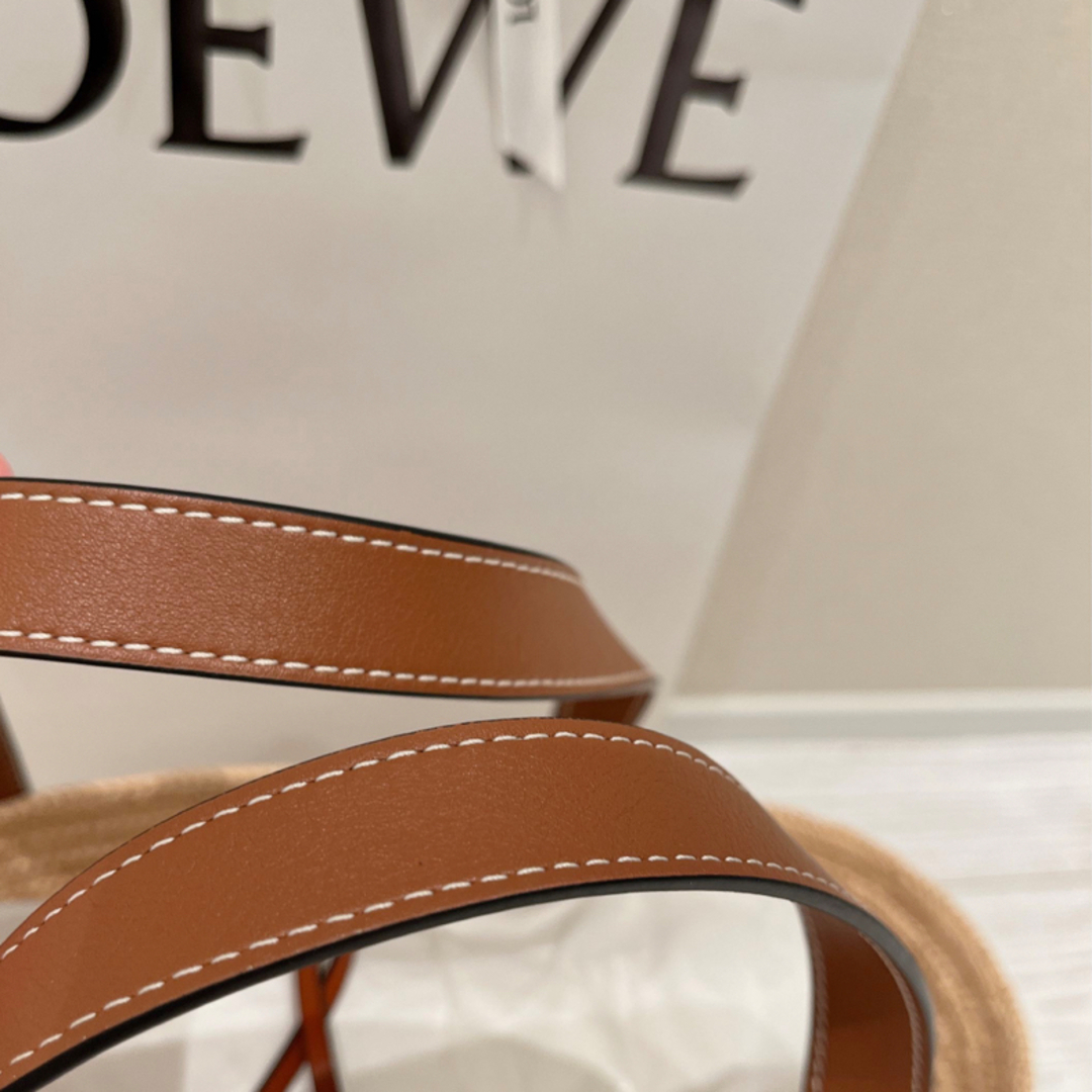 LOEWE エレファント バスケットバッグ スモール (ラフィア&カーフ)
