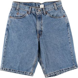 リーバイス(Levi's)の古着 90年代 リーバイス Levi's 550 RELAXED FIT デニムショーツ ハーフパンツ USA製 メンズw32 ヴィンテージ /eaa356325(ショートパンツ)