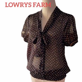 レプシィムローリーズファーム(LEPSIM LOWRYS FARM)のLOWRYS FARM ローリーズファーム　ブラウス  M(シャツ/ブラウス(半袖/袖なし))