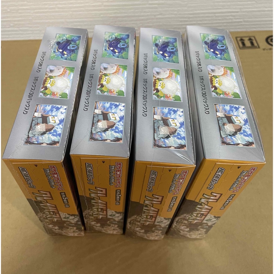 ポケモン - 新品 未開封 シュリンク付き 4box クレイバースト