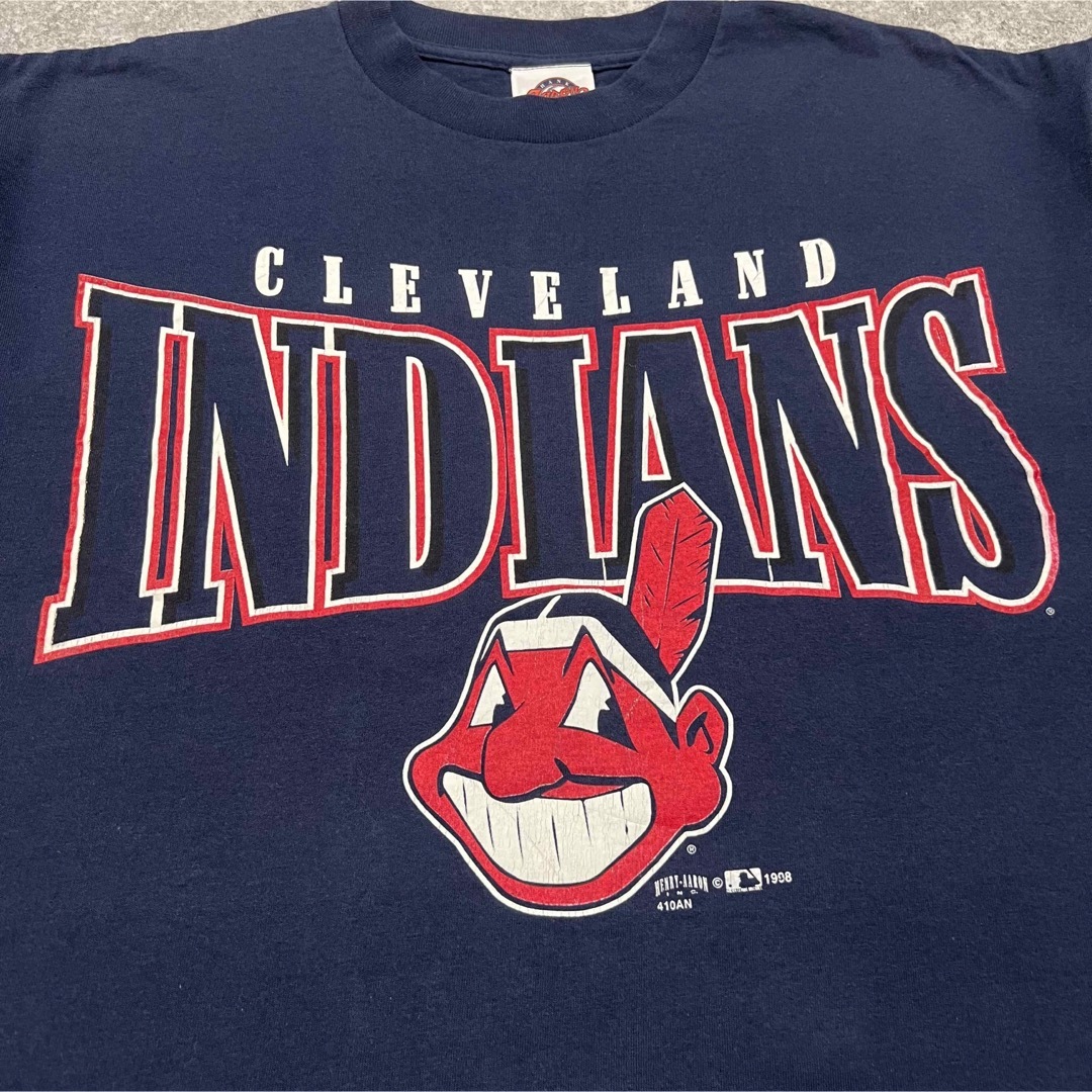 MLB - MLB☆クリーブランドインディアンス1998ビッグロゴTシャツ 90sの ...