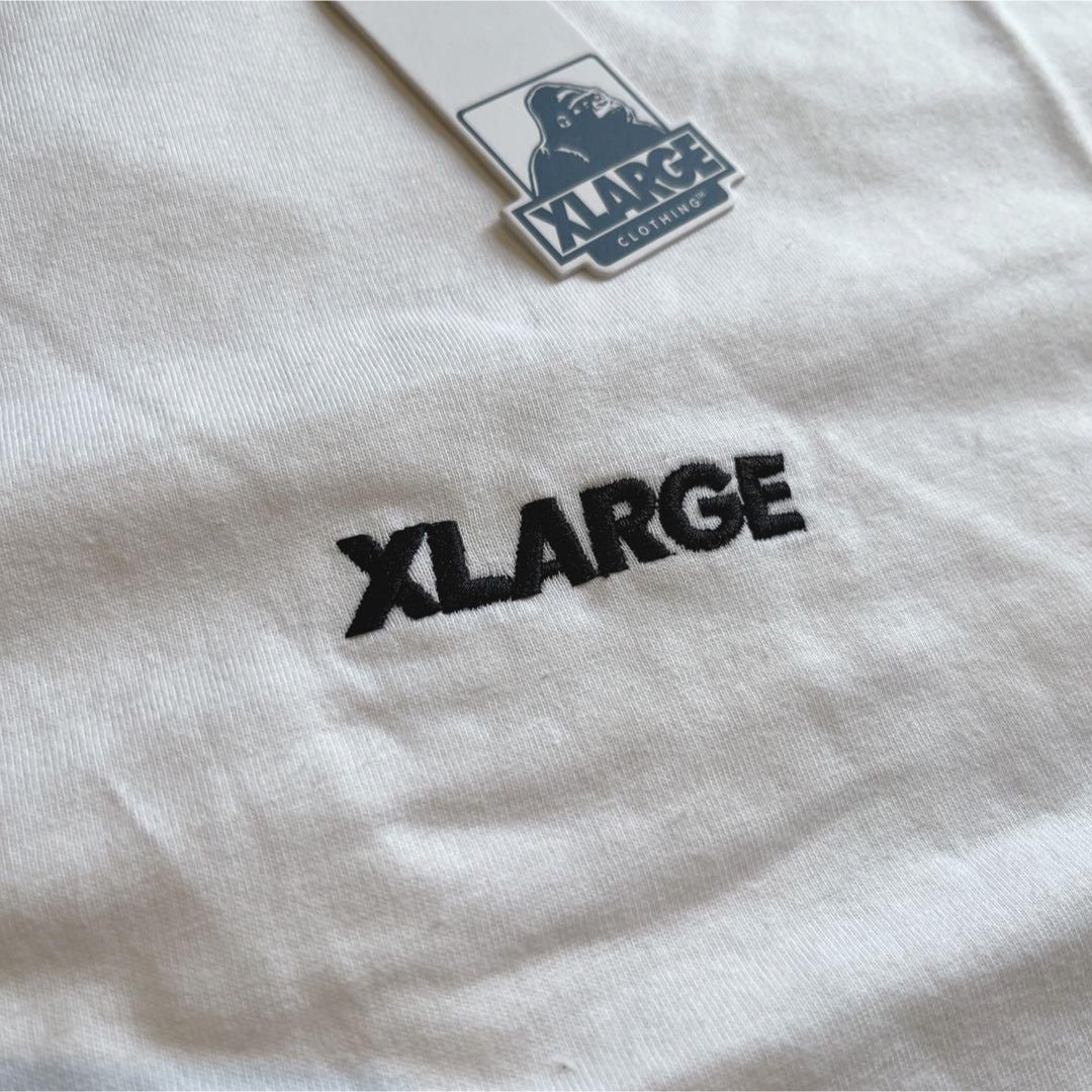 XLARGE(エクストララージ)の最終値下げ エクストララージ ロゴ tシャツ ホワイト XL 新品 未使用 メンズのトップス(Tシャツ/カットソー(半袖/袖なし))の商品写真