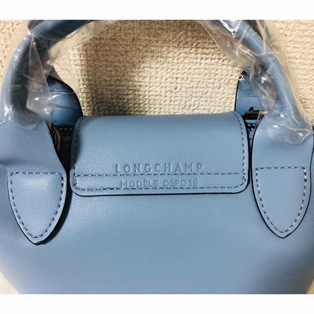 LONGCHAMP(ロンシャン)の【新品】ロンシャンル プリアージュ キュイールXS レザー　ブルー レディースのバッグ(ショルダーバッグ)の商品写真